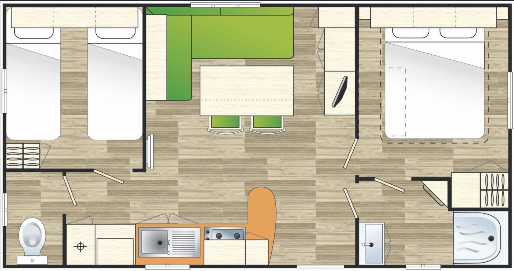 Le Muscat - Bungalow Pour 5 - Tv - Clim Boofzheim Екстериор снимка