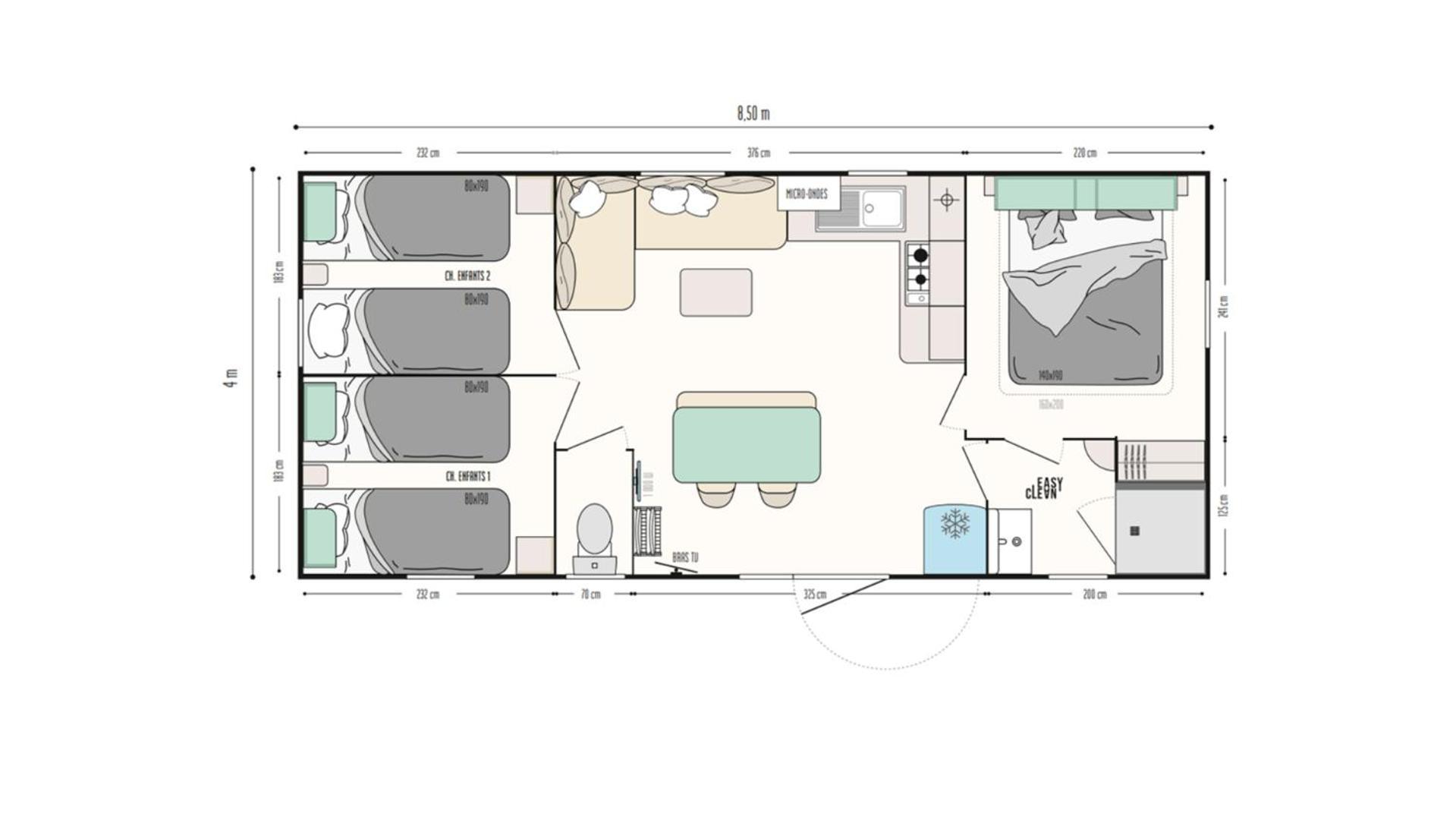 Le Muscat - Bungalow Pour 5 - Tv - Clim Boofzheim Стая снимка